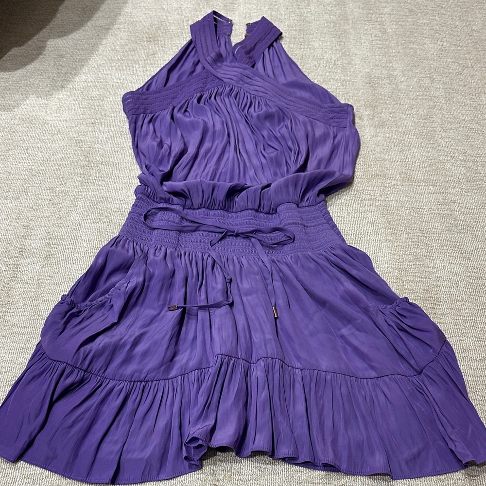 Ramy Brook Vibrant Purple Mini Dress